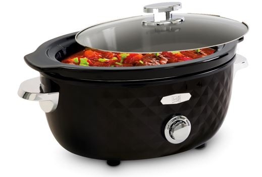 FRITEL Family Slow cooker 5.5liter Sort/krom