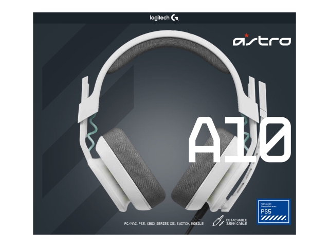 Astro Gaming A10 Gen 2 Kabelheadset Vit