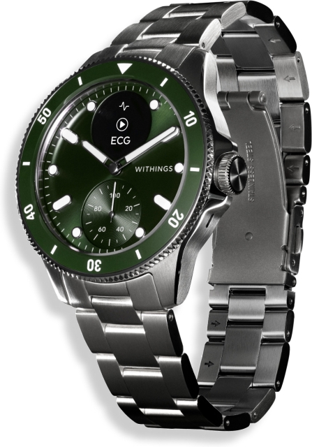 Withings Scanwatch Nova smartwatch, 42 mm, grøn