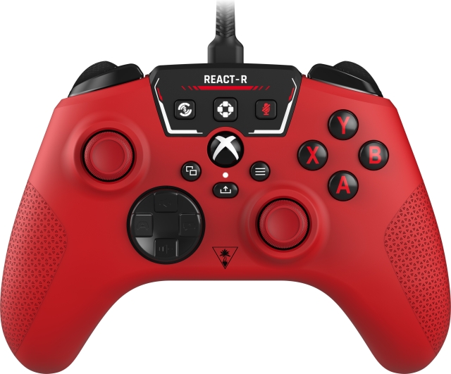 Turtle Beach React-R kablet spilcontroller, rød, Xbox / PC