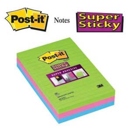 3M Post-it Super-Sticky stafet 102 x 152 mm