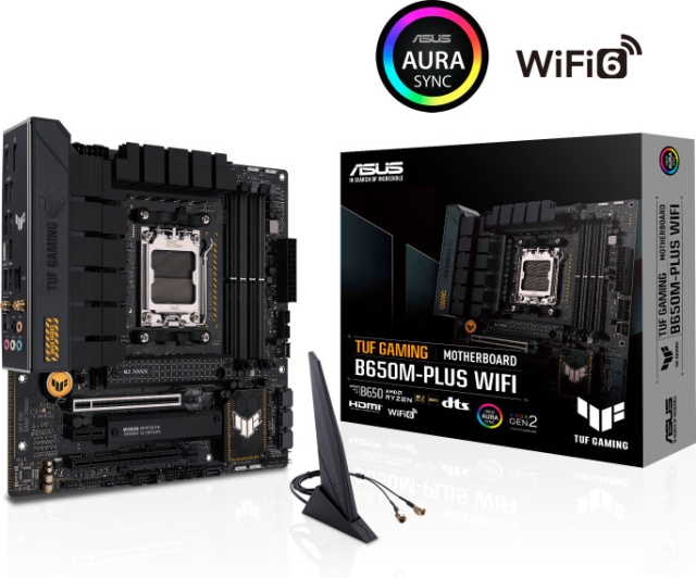 ASUS TUF GAMING B650M-PLUS WIFI mATX-bundkort