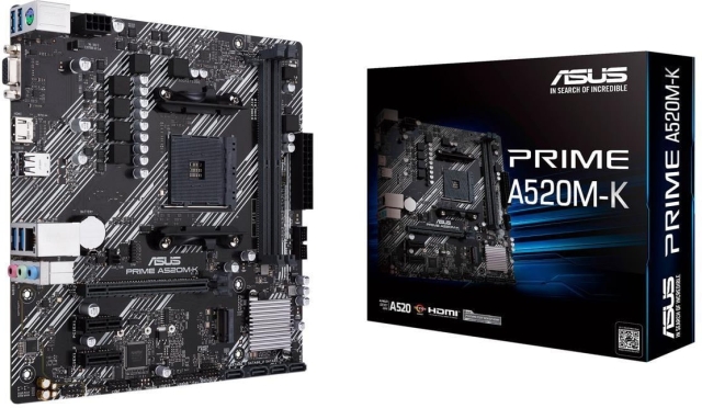ASUS Prime PRIME A520M-K mATX-bundkort