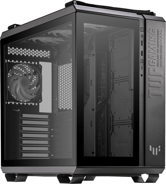 ASUS TUF Gaming GT502 PLUS TG ARGB ATX-kabinet med vindue, sort