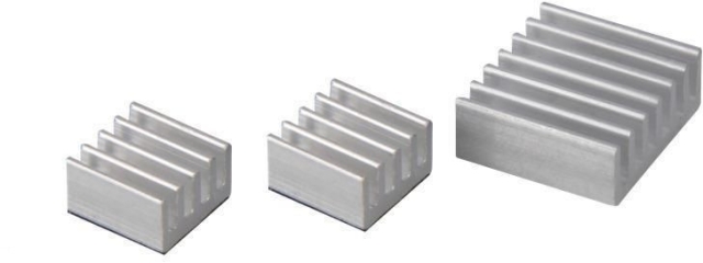 Raspberry Pi Heat Sink Kit - sæt med køleelementer
