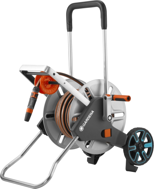 GARDENA CleverRoll M Easy metalslangevogn, 25 m flexslange
