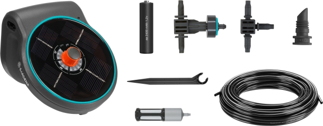 GARDENA AquaBloom vandingssæt med solcelle