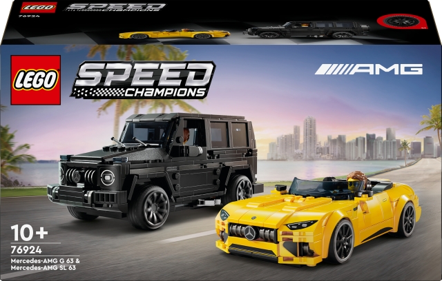 LEGO Speed Champions 76924 - Mercedes-AMG G 63 og Mercedes-AMG SL 63