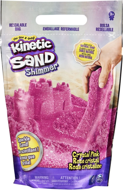 Kinetic Sand Glitter Pink kunstigt sand