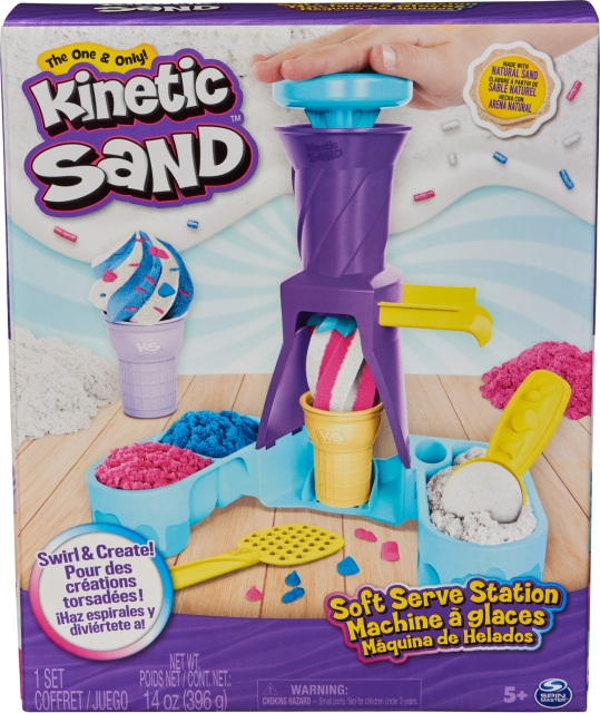 Kinetic Sand Soft Serve Station - legesæt til is