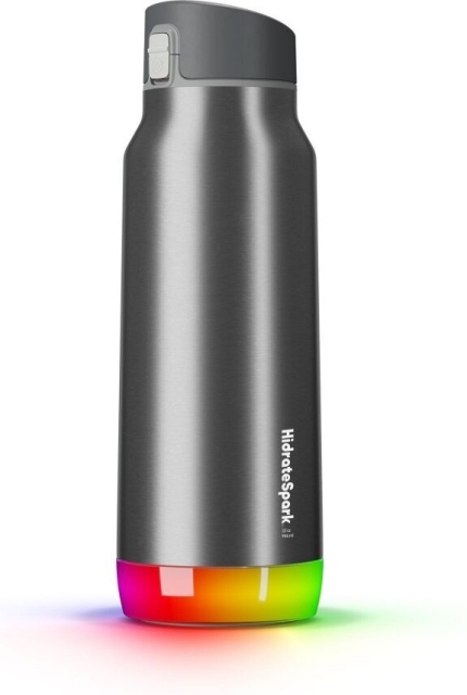 HidrateSpark PRO Chug Water bottle, 0,95 L, sølv