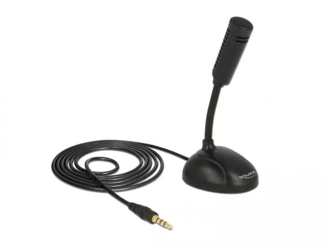 DeLOCK Condenser Microphone Omni-Directional for Smartphone Tablet