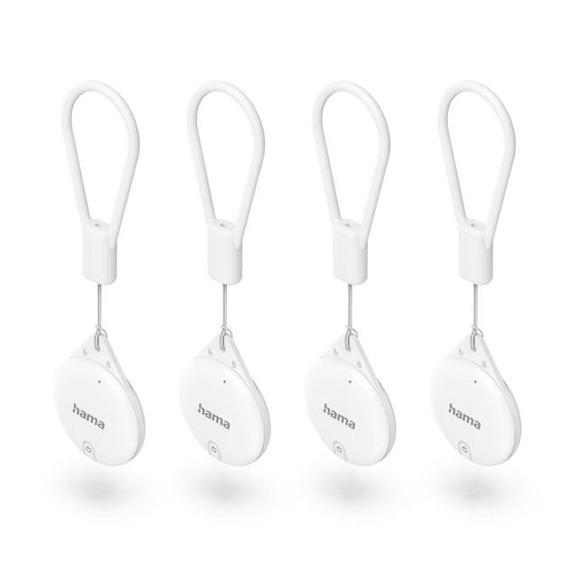 Hama Tracker til Apple "Find My"-App Bluetooth 4 stk. Hvid
