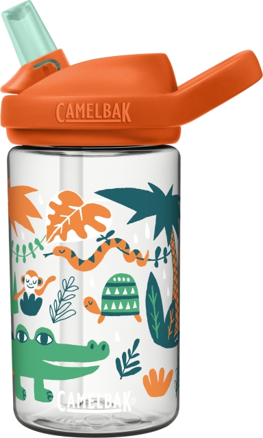 Camelbak Eddy+ Kids 0,4L vandflaske, Jungle Animals