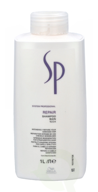Wella SP - Repair Shampoo 1000 ml For Damaged Hair