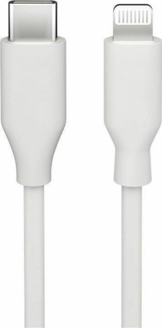 Goobay Lightning til USB-C-kabel, 2 m, hvid