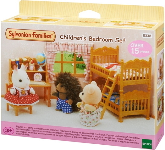 Sylvanian Families Bondegårdsbørneværelse med køjeseng