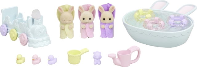 Sylvanian Families Trillingernes badetoilet