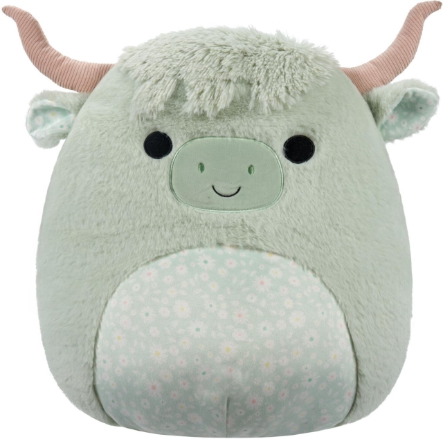 Squishmallows P18 Fuzz A Mallows Iver Highland Cow - plysdyr, 40 cm