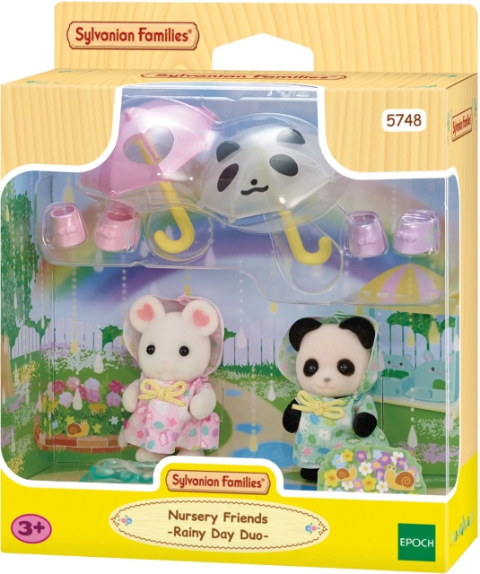 Sylvanian Families Buddies i regnen