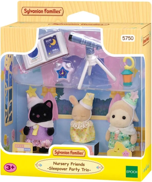 Sylvanian Families De tre på overnatning