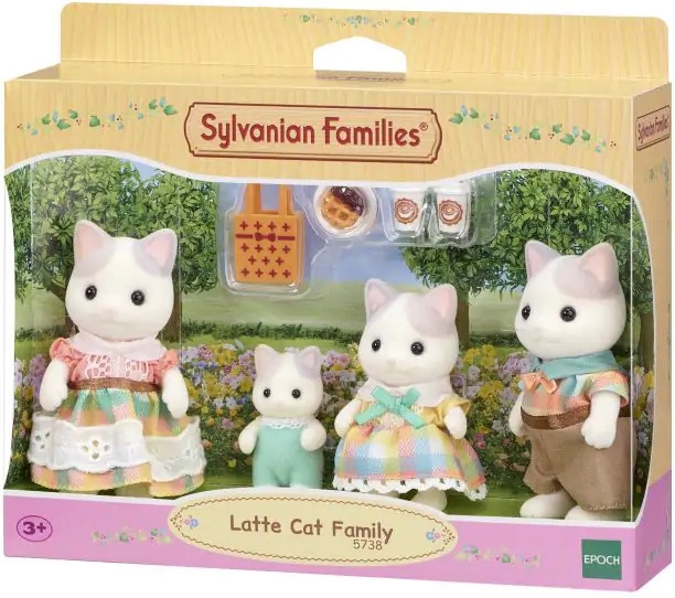 Sylvanian Families Familien latte cat
