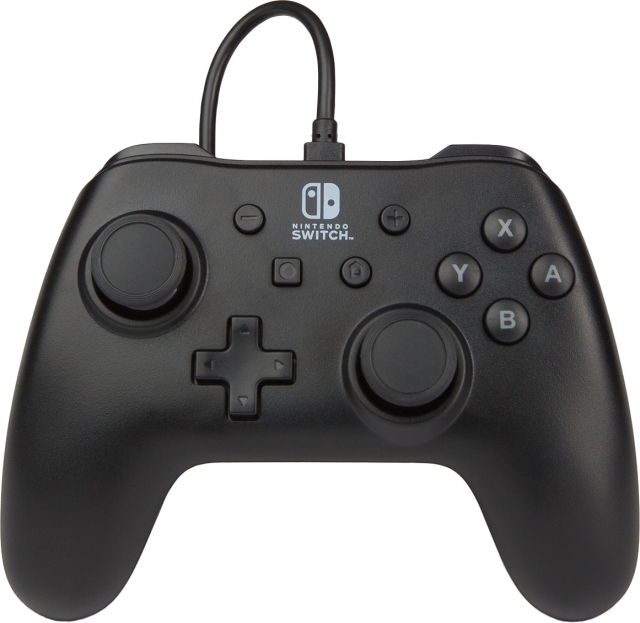 PowerA Wired Controller spilcontroller, sort, Switch