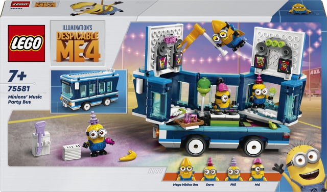 LEGO Minions 75581 - Kätyrias musikfestivalbus