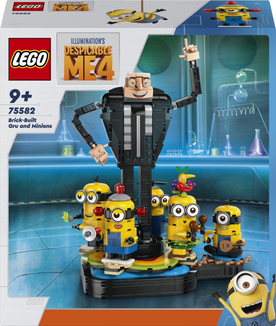 LEGO Minions 75582 - Gru og minions kan bygges med klodser