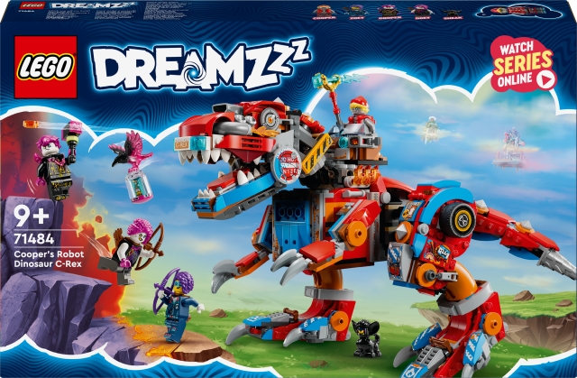 LEGO DREAMZzz 71484 - Coopers robotdinosaur C-rex
