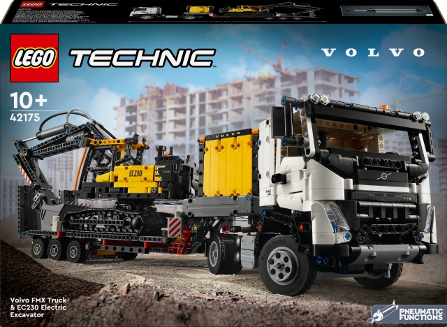 LEGO Technic 42175 - Volvo FMX-lastbil og EC230 elektrisk gravemaskine