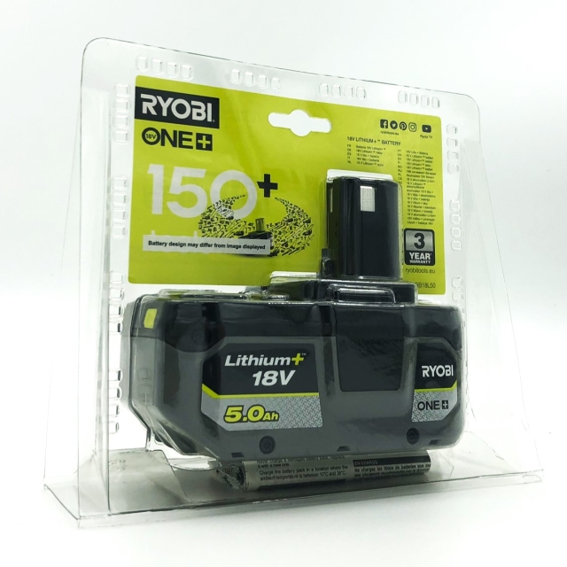 Ryobi RB18L50 Akku 18 V/5,0 Ah Lithium+ - FYNDVARA 