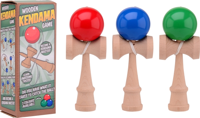 Techwo Kendama-spil i træ, sortiment