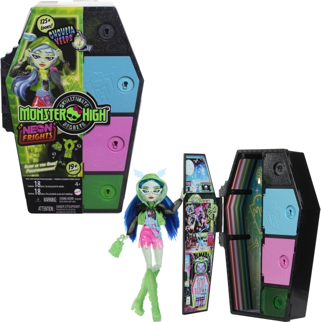 Monster High Skulltimate Secrets: Neon Frights Ghoulia - modedukke