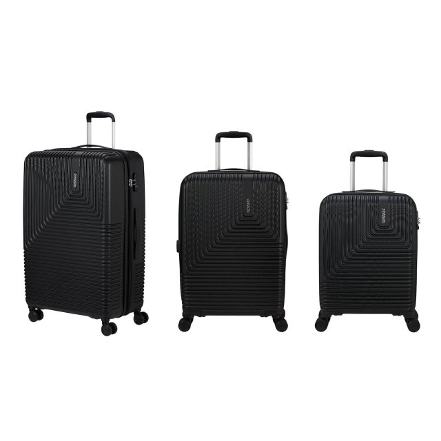 American Tourister Rejsekuffert Niteline 3i1 sæt Sort