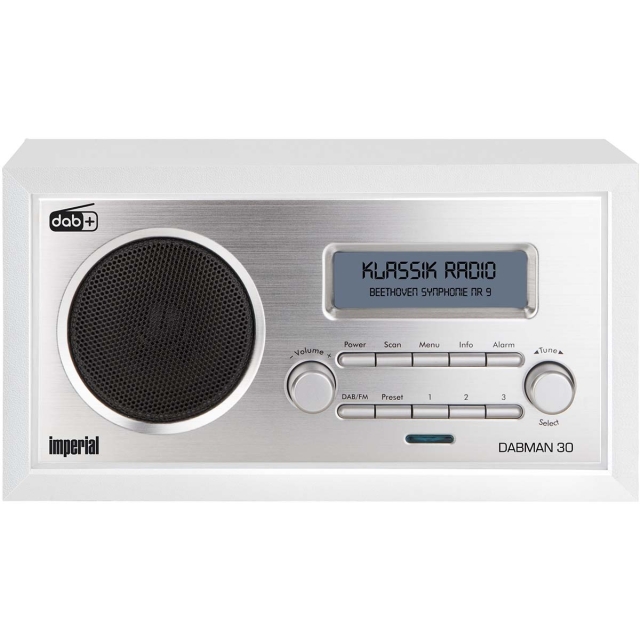 imperial DABMAN 30 DAB+ / FM-radio hvid