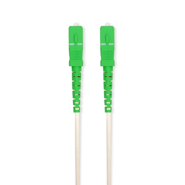 Nedis Glasfiber Patchkabel | SMF (Single Mode Phase) | SC/APC | SC/APC | 100 Gbps | 2.00 m | Hvid | Gift Box with Euro Lock