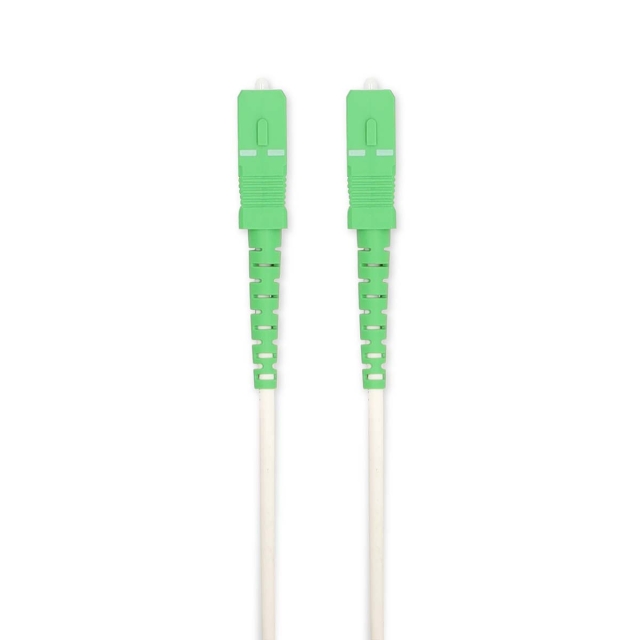 Nedis Glasfiber Patchkabel | SMF (Single Mode Phase) | SC/APC | SC/APC | 100 Gbps | 6.00 m | Hvid | Gift Box with Euro Lock