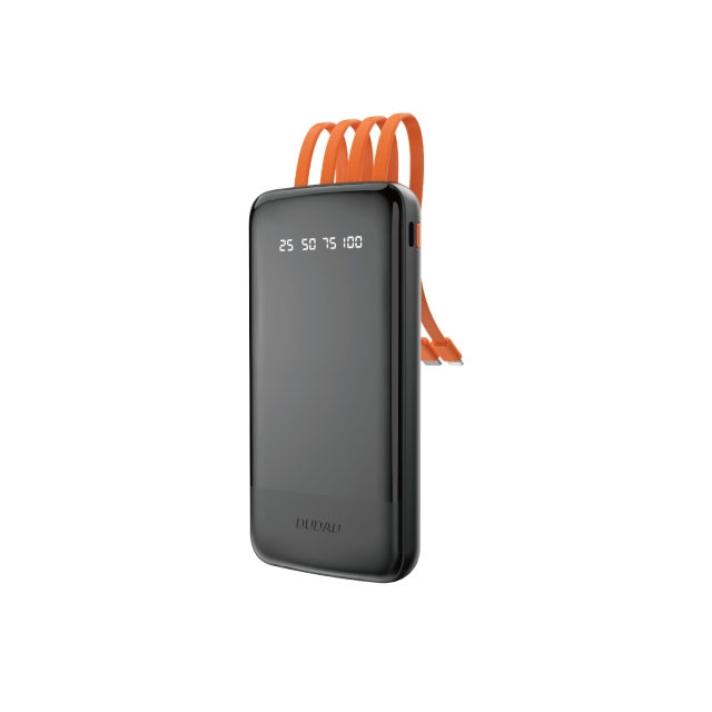 Dudao K6Pro powerbank 10000mAh 10Watt 4xcables Black