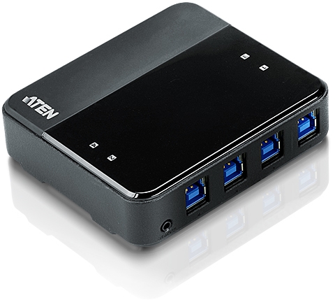 ATEN US434 USB3.0-hub til fire computere