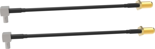 Bluecloud SMA hun - TS9 adapterkabel, 2-pak