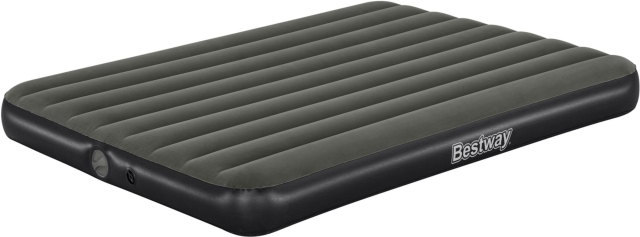 Bestway Tritech luftmadras Queen luftfyldt ekstraseng, indbygget pumpe, 203 x 152 x 25 cm