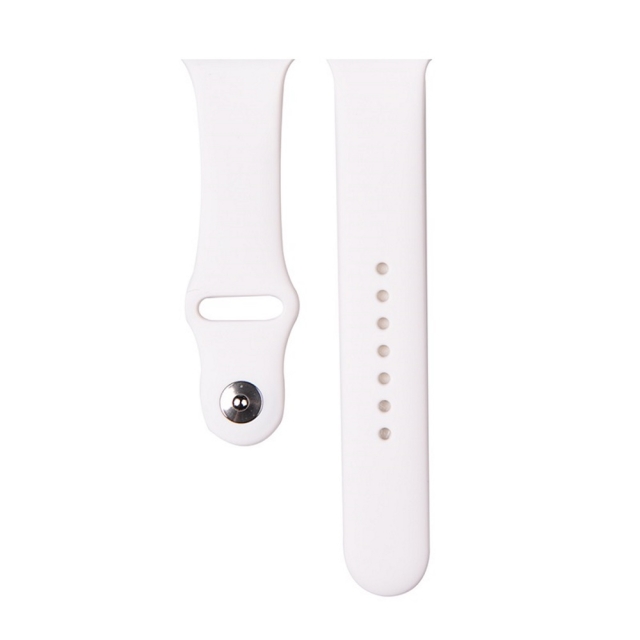 Devia armband Deluxe Sport för Apple Watch 49mm/ 45mm/ 44mm/ 42mm vit