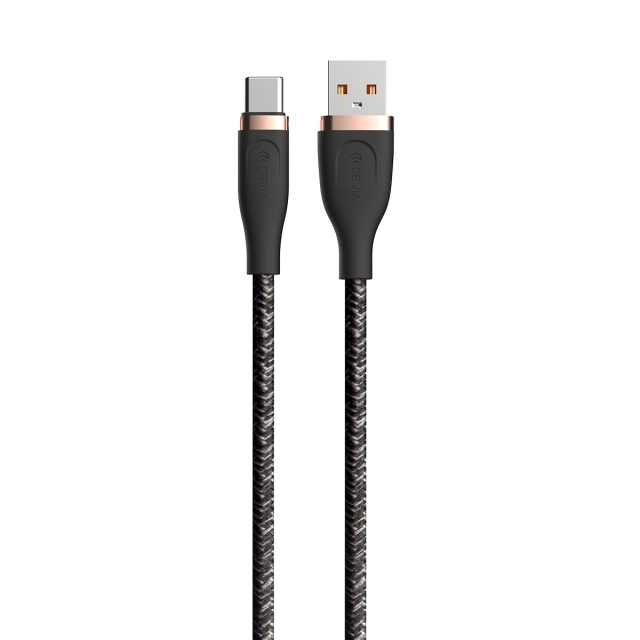 Devia kabel Star EC311 USB - USB-C 1,5 m 2,4A sort