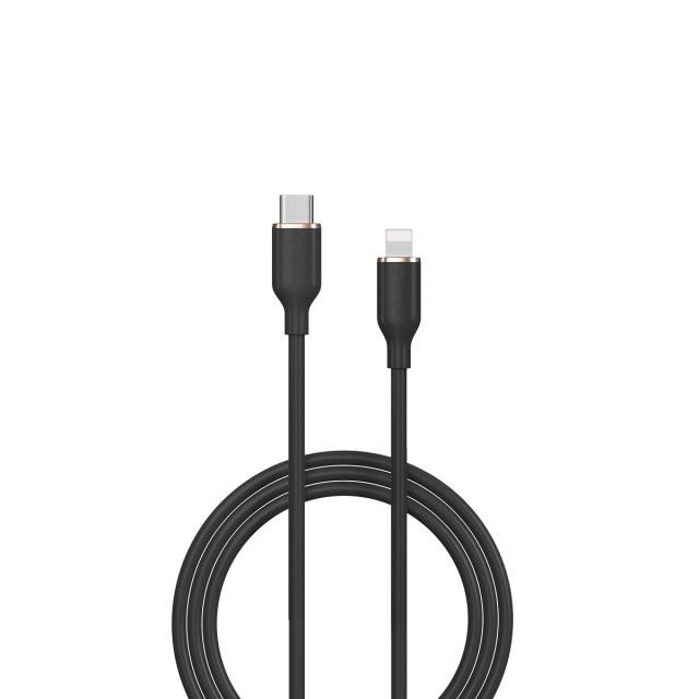 Devia kabel Jelly EC631 USB-C - Lightning 1,2 m 27W sort