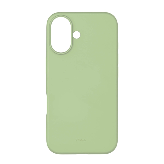 Onsala Mobilcover med Silikone Feel Lime - iPhone 16