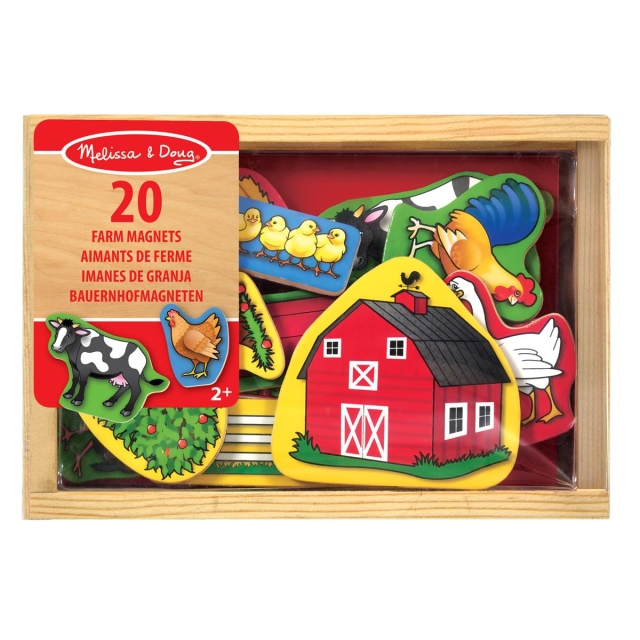 Melissa & Doug Træmagneter Bondegård