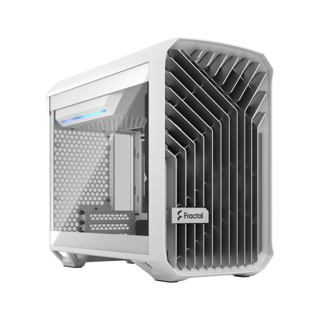 Fractal Design Torrent Nano hvid TG klar farvetone