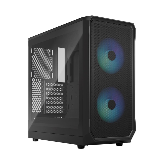 Fractal Design Focus 2 RGB sort TG klar farvetone