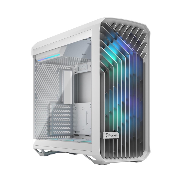 Fractal Design Torrent RGB hvid TG klar farvetone